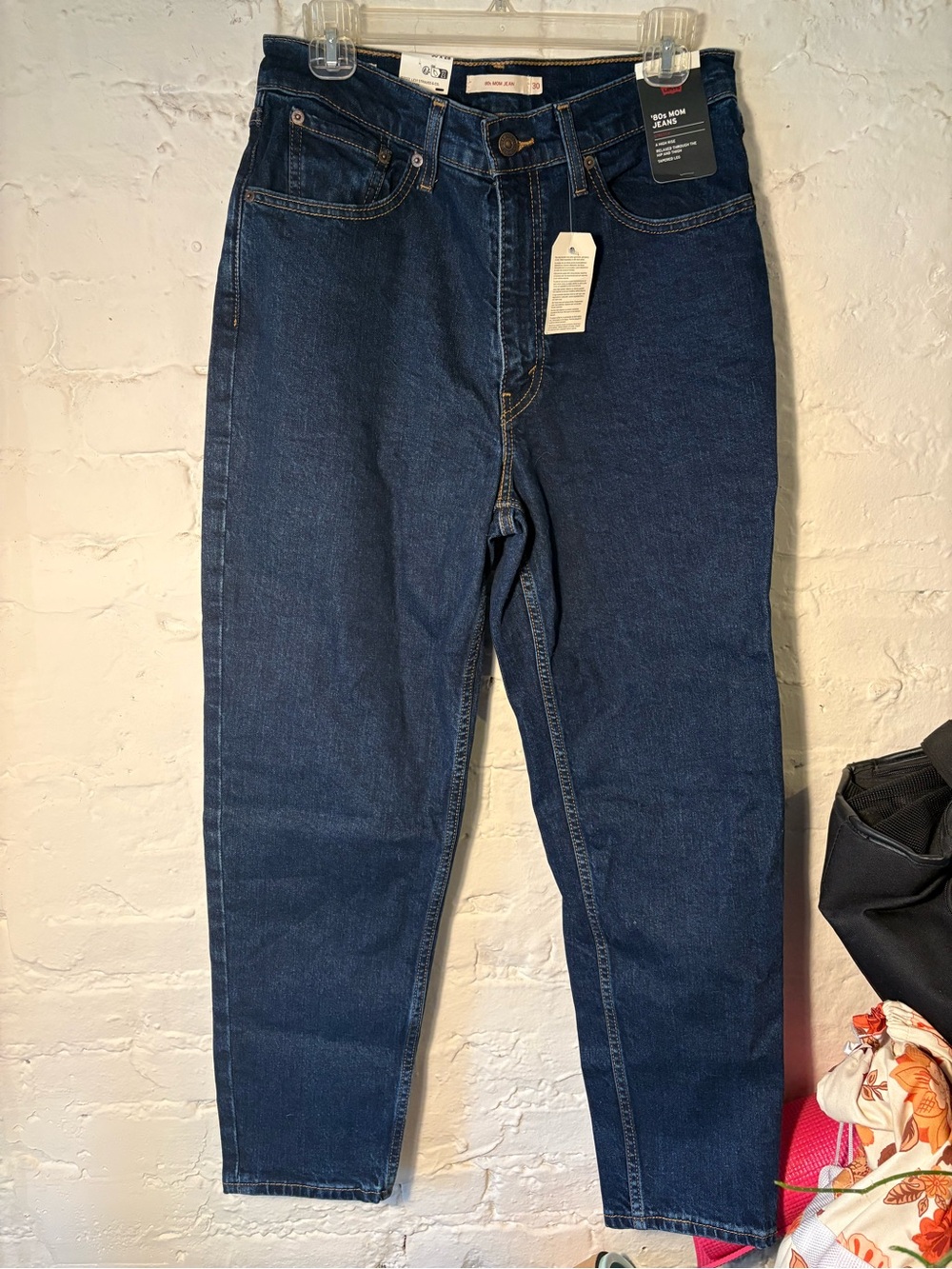 NWT Levi's Relaxed '80s Mom Jeans in Dark Indigo